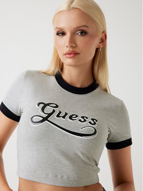 Guess Guess T-Shirt 178543 Szary Classic Fit