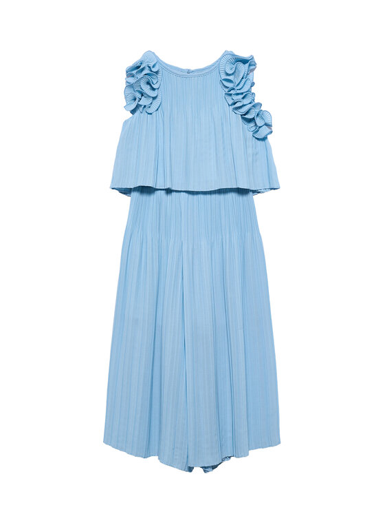 Abel & Lula Komplet bluzka i spodnie 5285 Błękitny Regular Fit