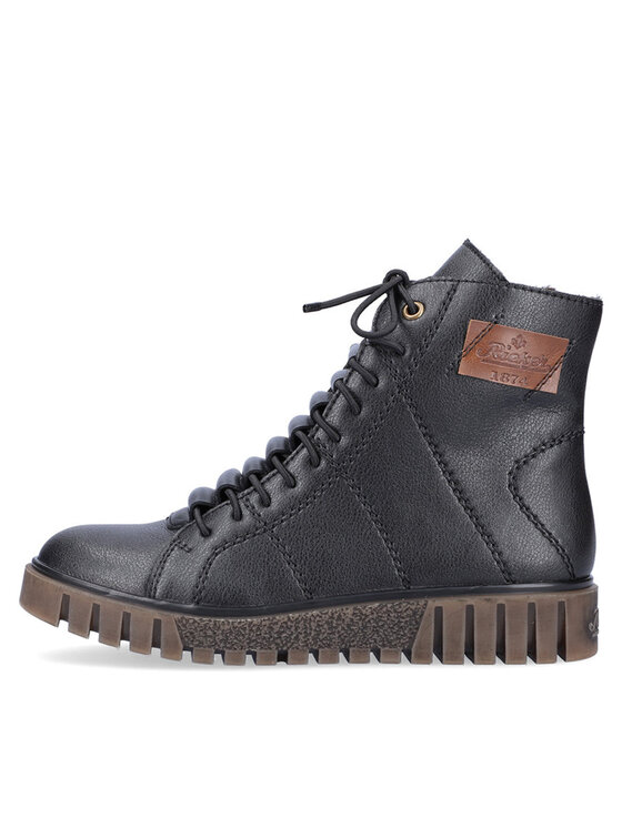 Rieker Rieker Schnürschuhe Y3421-00 Schwarz