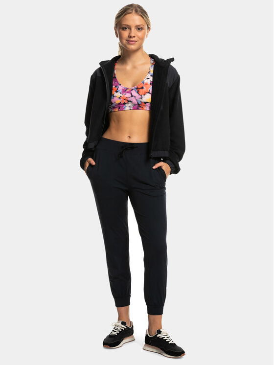 Roxy Roxy Полар Wow Zip Up Jkt Plfl ERJPF03141 Сив Regular Fit