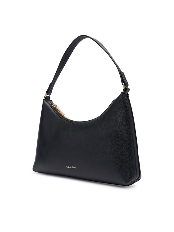Calvin Klein Calvin Klein Torbica Foil Logo Small Shoulder Bag LV04F3890G Crna