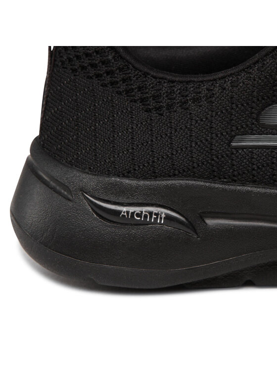 Skechers Skechers Αθλητικά Go Walk Arch Fit 124403/BBK Μαύρο