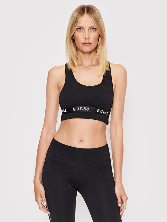 Guess Reggiseno sportivo V2YP12 KABR0 Nero, taglia : M