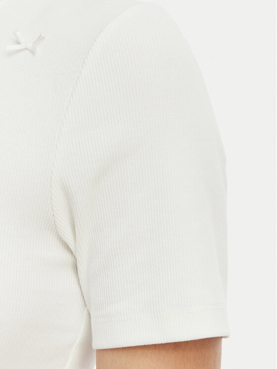 ONLY ONLY Majica Femke 15369336 Kremna Slim Fit