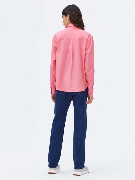 Americanos Americanos Πουκάμισο Unisex Memphis Ροζ Relaxed Fit