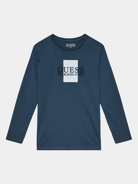 Guess Guess Blúz L3BI10 I3Z14 Sötétkék Regular Fit
