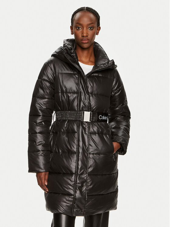 Női Télikabát Calvin Klein Jeans, Méret: S, Fekete, J20J223578