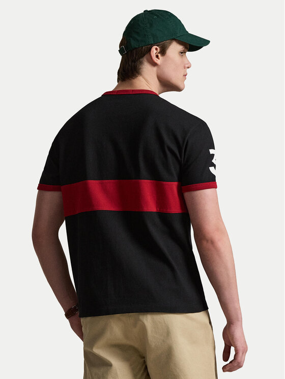 Polo Ralph Lauren Polo Ralph Lauren T-Shirt 710B14218001 Czarny Regular Fit