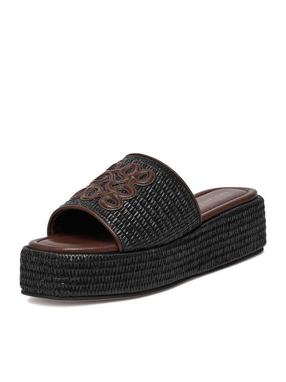 Nine West Nine West Klapki EO-259-8201 Czarny
