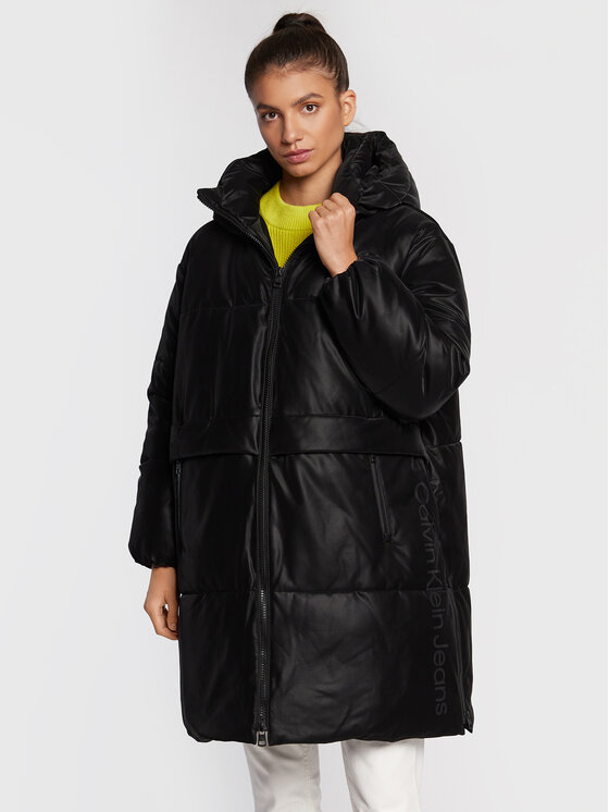Calvin Klein Jeans Calvin Klein Jeans Зимно яке J20J219907 Черен Relaxed Fit
