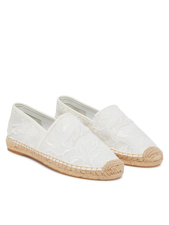 KARL LAGERFELD KARL LAGERFELD Espadrile Kamini KL80121A Alb