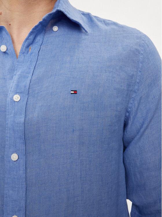 Tommy Hilfiger Tommy Hilfiger Koszula MW0MW34602 Niebieski Regular Fit