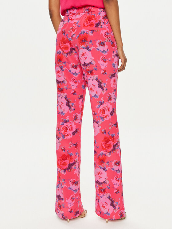 Morgan Morgan Pantaloni di tessuto 241-POLIN.F Rosa Straight Leg