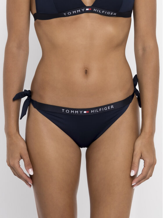Tommy Hilfiger Tommy Hilfiger Bikinio apačia UW0UW01474 Tamsiai mėlyna