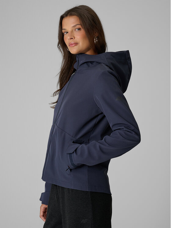 4F 4F Kurtka przejściowa URBAN COMMUTER Granatowy Regular Fit