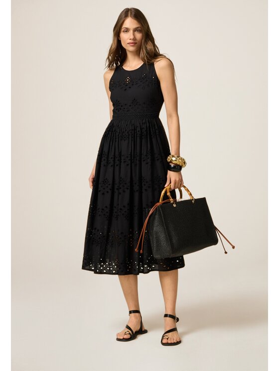 Oltre Oltre Vestito da giorno 7355R004877N033 Nero Regular Fit