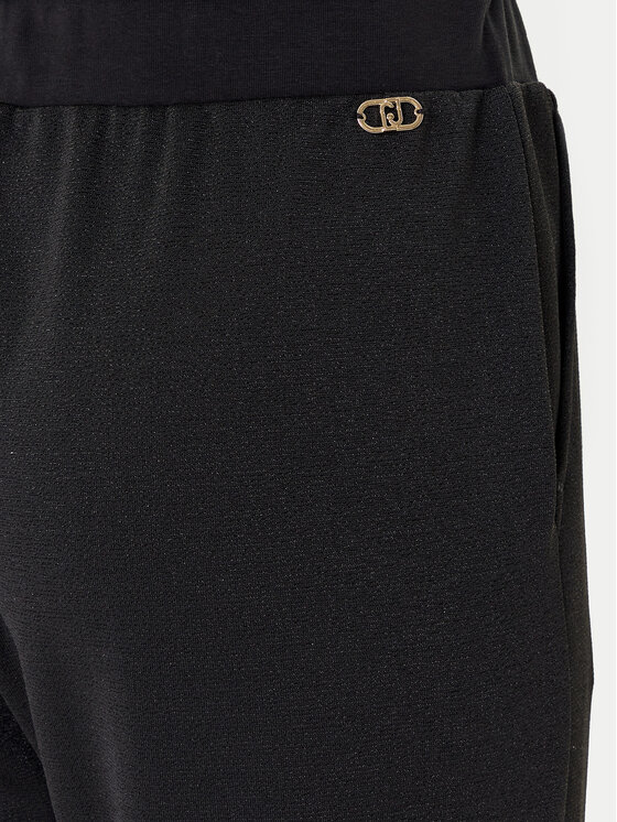 Liu Jo Sport Liu Jo Sport Παντελόνι υφασμάτινο TF5284 J4747 Μαύρο Regular Fit