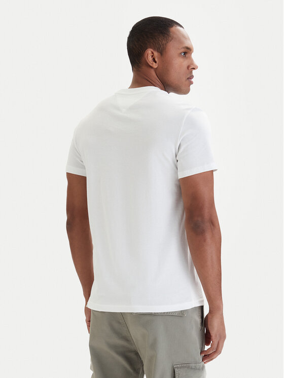 Tommy Jeans Tommy Jeans Tričko DM0DM22538 Biela Slim Fit