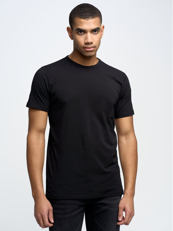 BIG STAR BIG STAR T-Shirt supiclassic_906 Czarny Slim Fit