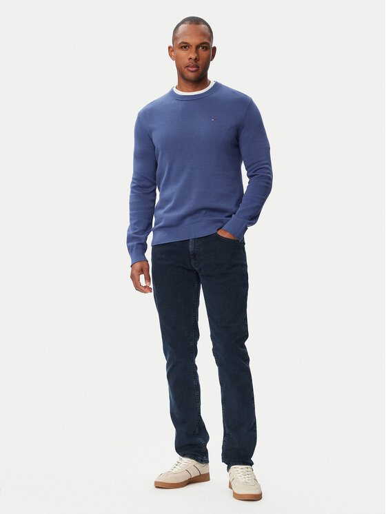 Tommy Jeans Tommy Jeans Džemperis Essential DM0DM22853 Zils Slim Fit