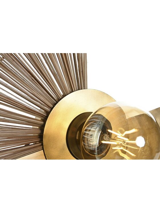 MIAhome MIAhome Kinkiet metalowy Sconce Złoty