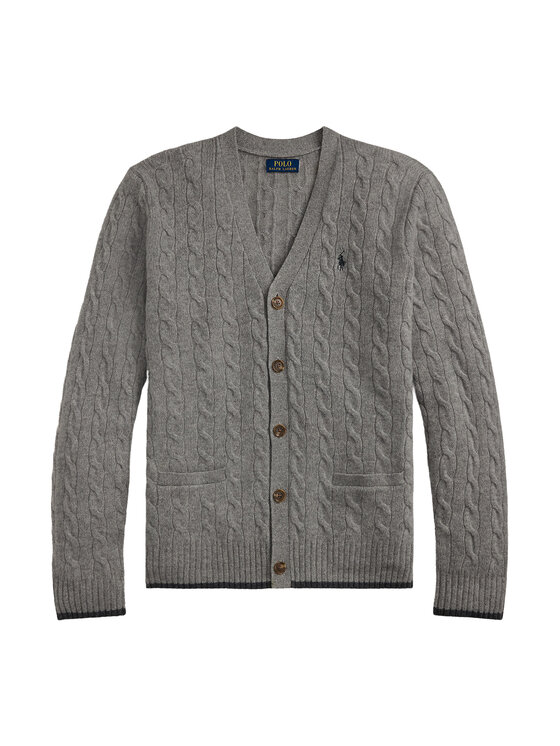 Polo Ralph Lauren Polo Ralph Lauren Kardigán 710949808005 Szürke Regular Fit