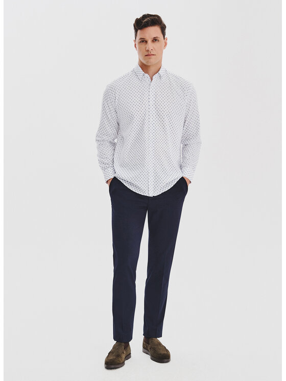 Pako Lorente Pako Lorente Koszula P25WF-1X-067 Biały Regular Fit
