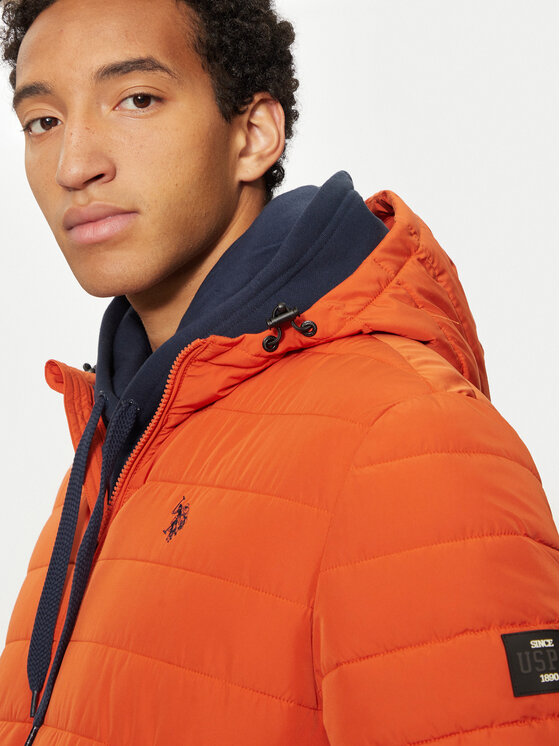 U.S. Polo Assn. U.S. Polo Assn. Зимно яке MUP3600 Оранжев Regular Fit