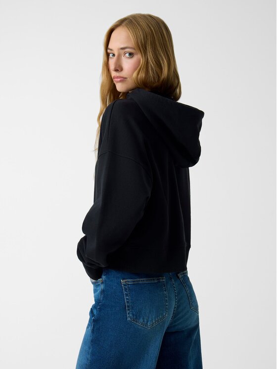 Guess Jeans Guess Jeans Μπλούζα W6RQ00 K68I4 Μαύρο Relaxed Fit