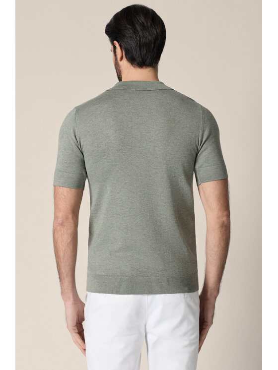 Lancerto Lancerto Polo Romano PO073126000030 Zielony Regular Fit