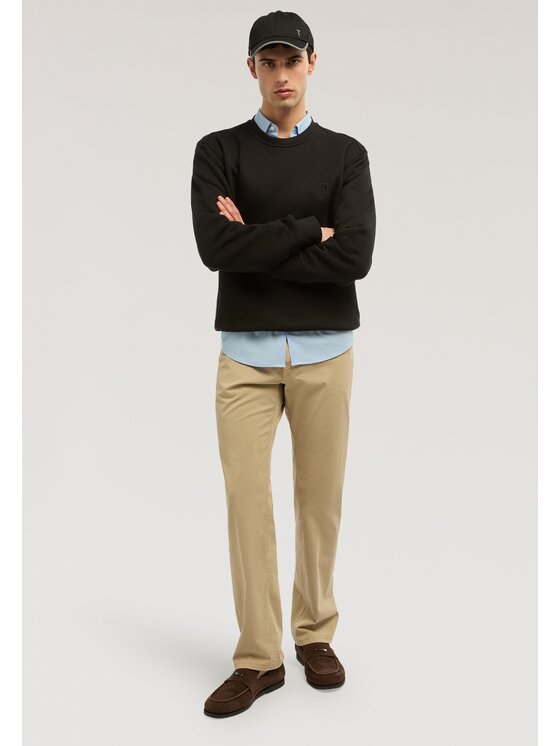 Trussardi Trussardi Pantaloni di tessuto P701H204863N012 Crema Regular Fit