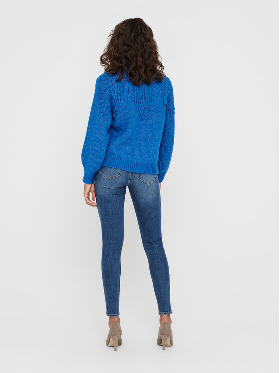 ONLY ONLY Jeansy Wauw 15219241 Niebieski Skinny Fit