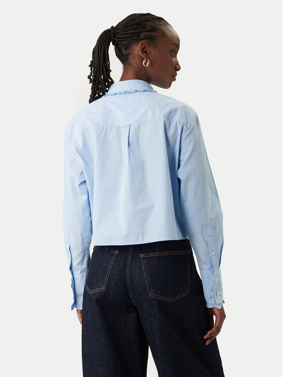 Tommy Jeans Tommy Jeans Cămașă DW0DW22767 Albastru celest Relaxed Fit