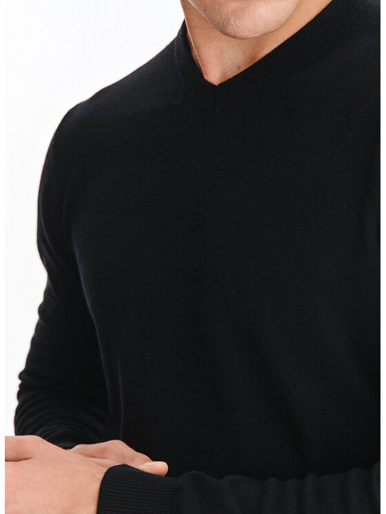 Pako Lorente Pako Lorente Sweter P25WN-2X-029 Czarny Classic Fit