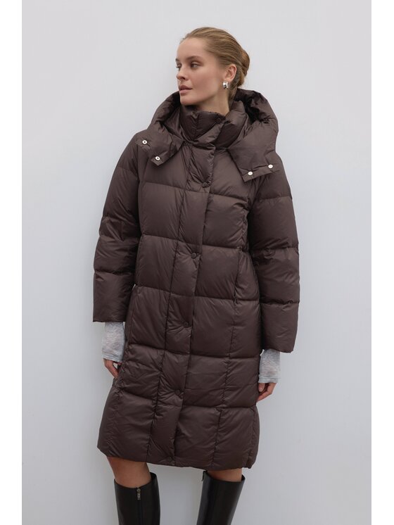 Estro Estro Giubbotto piumino ER00118488 Marrone Loose Fit