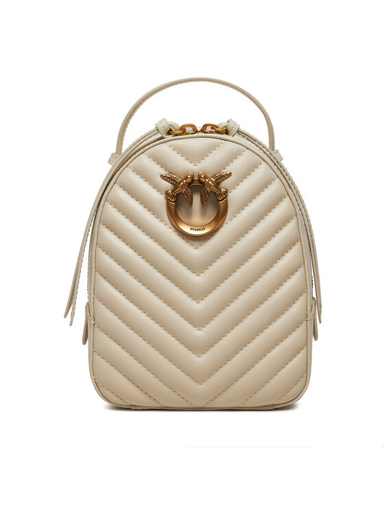 PINKO Pinko Σακίδιο Love Click Mini Backpack . AI 24-25 PLTT 103614 A1J2 Μπεζ