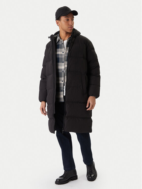 Tommy Hilfiger Tommy Hilfiger Geacă din puf MW0MW40628 Negru Regular Fit