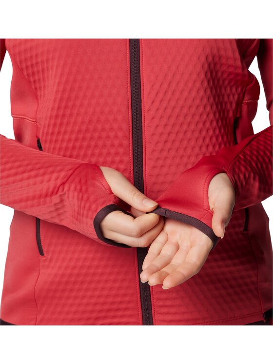 Columbia Columbia Bluza 208533 Czerwony Regular Fit