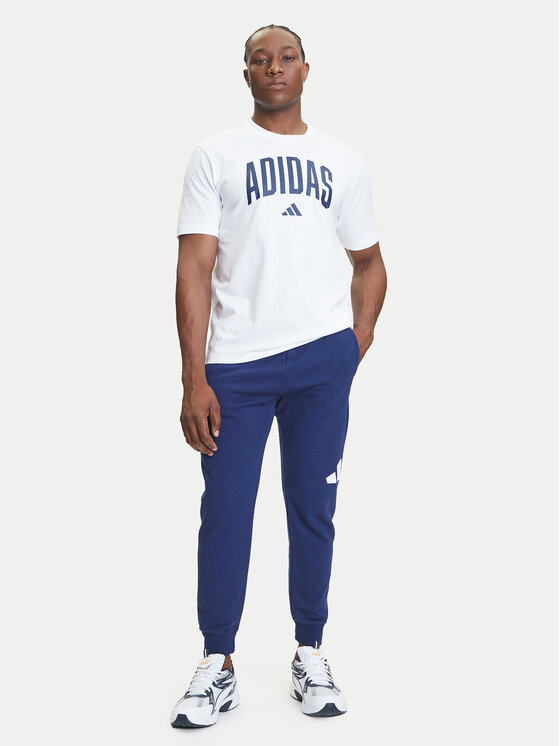 adidas adidas T-krekls Collegiate Lineage Graphic JM6416 Balts Regular Fit