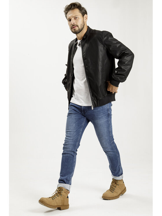Cross Jeans Cross Jeans Kurtka przejściowa 40253-020 Czarny Regular Fit