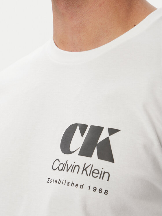Calvin Klein Jeans Calvin Klein Jeans T-Shirt Resort Graphic LV04RG802G Biały Regular Fit