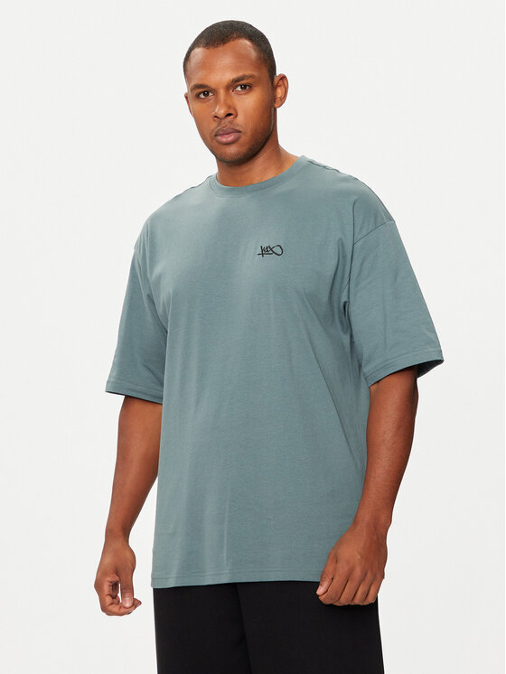 K1X T-shirt Logo 60690061 Zelena Relaxed Fit