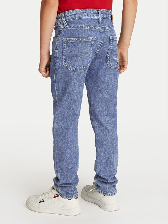 Tommy Hilfiger Tommy Hilfiger Traperice Modern KB0KB09328 Plava Straight Fit