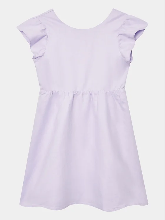 Fit Violett Benetton Alltag United Kleid für 4BE7CV01A den Of Regular Colors