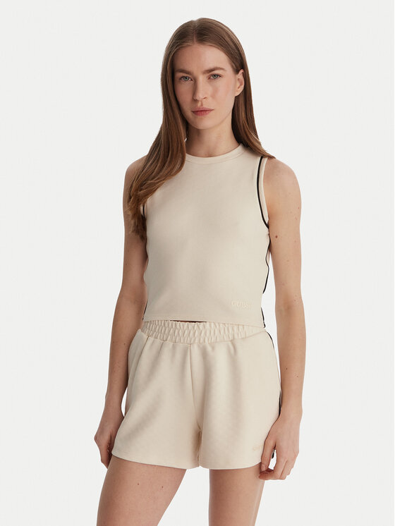 Guess Guess Топ V6GP17 K3215 Écru Regular Fit