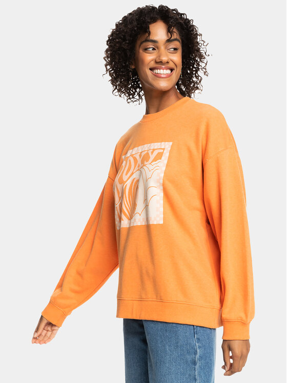 Roxy Roxy Bluza Take Yourplaceb Otlr ERJFT04745 Pomarańczowy Regular Fit