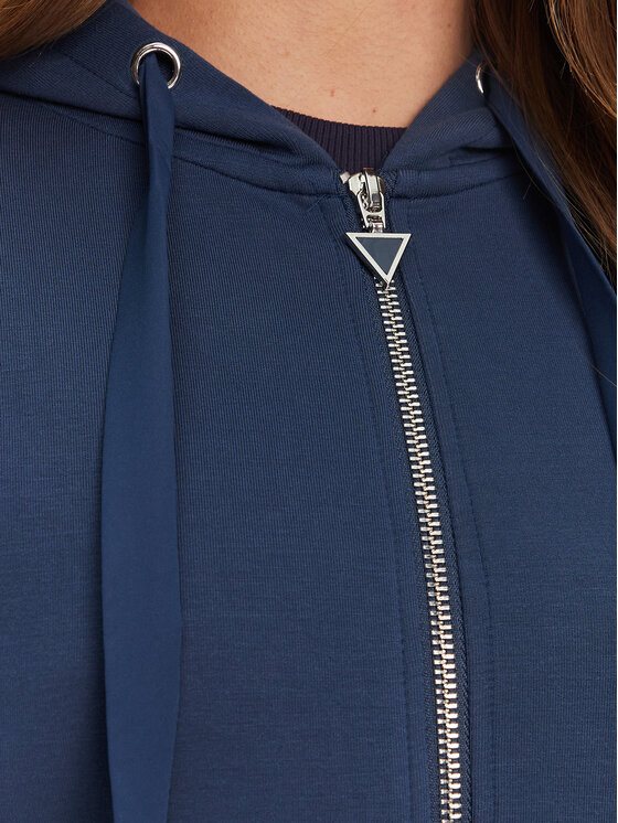 Guess Guess Bluza W5YQ05 KBYE2 Granatowy Regular Fit