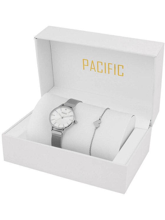 Pacific Pacific Zegarek PC00572 Srebrny