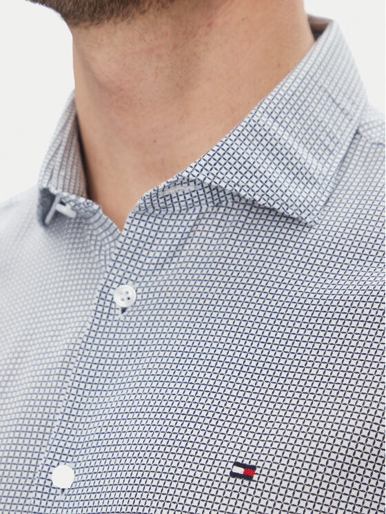 Tommy Hilfiger Tommy Hilfiger Košile MW0MW39281 Modrá Slim Fit