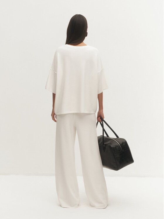 Le Collet Le Collet Bluzka PENIDA Kremowy Oversize